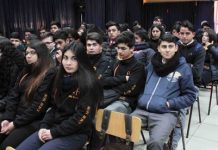 Andina muestra procesos de su Planta Concentradora a estudiantes del Liceo Mixto