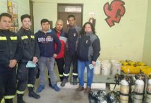 Bomberos de Los Andes recibieron equipamiento entregado por División Andina