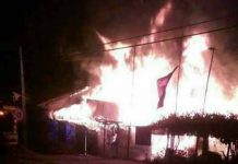 Almacén “El Paso” de la localidad de San Rafael resultó totalmente arrasado esta madrugada por un voraz incendio