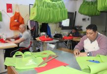 Internos de San Felipe entregan más de mil bolsas ecológicas a municipio de Santa María