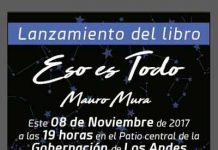 Prominente escritor andino, Mauro Mura, lanzará su segundo libro a los 22 años.