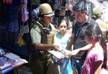 Gobernación de Quillota, Carabineros, municipio y PDI realizaron campaña para prevenir delitos en La Calera