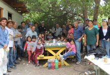 Trabajadores de Codelco Andina realizan voluntariado para mejorar el área de recreación de niños preescolares