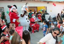 Trabajadores de Codelco Andina regalan Navidad a pequeños de Catemu
