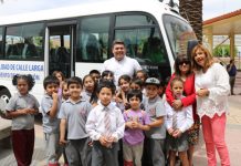Estudiantes de las escuelas municipalizadas de Calle Larga cuentan con un nuevo bus