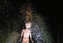 San Felipe: Miles de vecinos de todo Aconcagua disfrutaron con la presentación de la marioneta gigante en su paso por Michimalongo