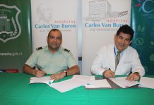 Convenio entre Gendarmería y Hospital Van Buren permite trabajo de usuarios en el recinto de salud