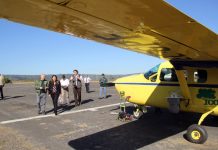Autoridades presentan avión que permite identificar intencionalidad en incendios en la región de Valparaíso