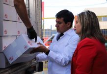 Seremis de Salud y de Gobierno supervisan llegada de nuevo stock de vacunas contra influenza para la región