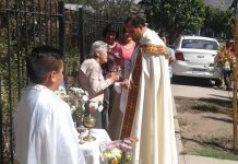Rinconada: Más de 30 enfermos fueron visitados por la tradicional Fiesta del Cuasimodo