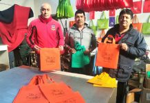 Internos de San Felipe donaron bolsas ecológicas para el Día de la Familia
