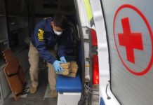 DESBARATAN BANDA DE NARCOS QUE TRANSPORTABA COCAÍNA EN AMBULANCIA