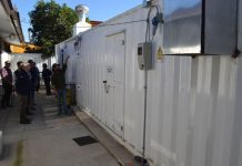 Éxito total de cocina comunitaria que funciona en dos containers en Casablanca