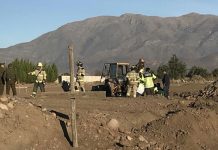 Trabajador de la construcción muere durante derrumbe en obras de alcantarillado en Rinconada