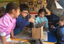 Párvulos de Zapallar conocen y exploran el arte a través de materiales nobles