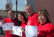 San Felipe: Gobernador y seremi del Deporte entregaron recursos de Fondeporte para la actividad física