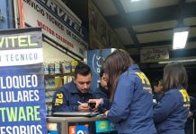 UN DETENIDO ARROJÓ FISCALIZACIÓN DE LA PDI EN LOS ANDES A LOCALES COMERCIALES DE TELEFONÍA