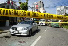 VIÑA DEL MAR: CONDUCTOR FUE BALEADO POR CARABINEROS EN TRAS INTENTO DE ATROPELLO