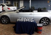 INCAUTA COCAÍNA BASE EN VEHÍCULO DE ALTA GAMA