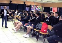Andina fomenta la seguridad de las personas entre estudiantes del Liceo Mixto