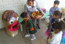 Con ayuda de “Chatarrín” educadoras del Blanca Nieves de Olmué promueven la vida saludable