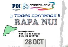 PDI REGIÓN VALPARAÍSO INVITA A CORRIDA FAMILIAR EN RAPA NUI
