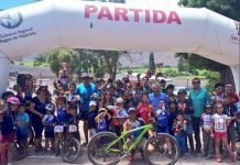 Un centenar de niños y adolescentes de la región vibraron con espectacular campeonato de ciclismo en San Felipe