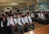 Profesional de Andina dicta charla sobre energía eléctrica en la gran minería a estudiantes del Liceo Industrial de San Felipe