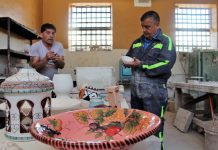Internos de Los Andes buscan reinsertarse por medio de taller de cerámica