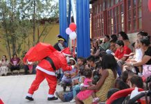En la comuna de Santa María, mineros de Andina regalan fiesta de Navidad a jardín infantil de Jahuel