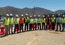 Gobernador y seremi de Obras Públicas visitaron la obra de construcción del enlace O´Higgins en LlayLlay