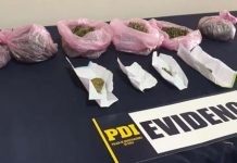 PDI LOS ANDES DETIENE A MICROTRAFICANTE EN PLENA PLAZA DE ARMAS