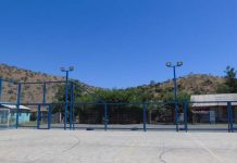 Vecinos de Caldera Nueva en San Vicente cuentan con nuevas luminarias en su multicancha