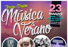 Este sábado 23 de marzo se realiza la 3ra y ultima versión de “Música & Verano” en el Ciem Aconcagua (almendral #3627)