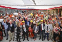 Con concierto sinfónico y mucha camaradería los trabajadores de la construcción regional celebraron su día