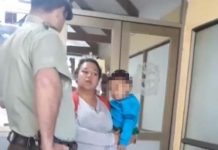 VIDEO / Rinconada: Joven madre es expulsada con carabineros del municipio por pedir una cita con el alcalde de la comuna.