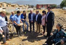 San Felipe: Colocan la primera piedra del comité de viviendas Diego de Almagro que beneficiará a 100 familias