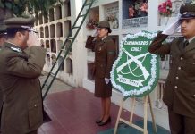 CARABINEROS DE LA PREFECTURA ACONCAGUA RINDIÓ HOMENAJE A SUS MÁRTIRES