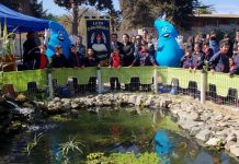 Liceo Eugenia Subercaseaux de Cartagena instala un parque ecológico con apoyo de Esval