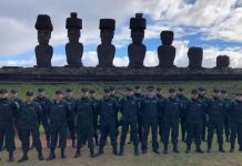 Gendarmes de Rapa Nui fueron capacitados por equipos especiales