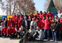 Inauguran letras corpóreas con el nombre de San Felipe en la Esquina Colorada