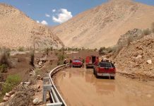 Se declara Alerta Temprana Preventiva para las Provincias de Los Andes y San Felipe y las comunas de La Ligua, Petorca y Cabildo por amenaza de remoción en masa