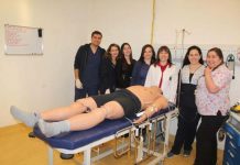 Los Andes: Con moderna tecnología capacitan a trabajadores del HOSLA en reanimación cardiopulmonar