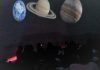 Moderno planetario móvil se instaló en el Liceo Politécnico y mostró a los alumnos llayllaínos los misterios del Universo