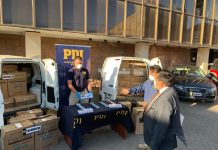 PDI LOS ANDES DESBARATA BANDA DEDICADA AL CONTRABANDO DE CIGARRILLOS INCAUTADOS