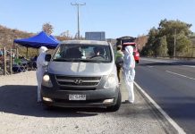 Alcalde de Calle Larga y Gobernador de Los Andes visitaron punto de control preventivo del Túnel Chacabuco