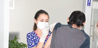 Los Andes vacunó contra la influenza a personas en situación de calle