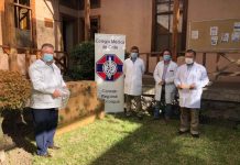 Regional Aconcagua del Colegio Médico dona escudos faciales para funcionarios de la Salud