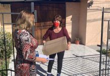 Municipalidad de Los Andes reparte a domicilio cajas de mercadería a familias afectadas por la crisis