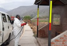 Municipio andino refuerza plan de sanitización